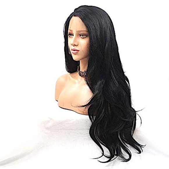 Slayqueen Lace Front Wig  Natural black Wavy wig